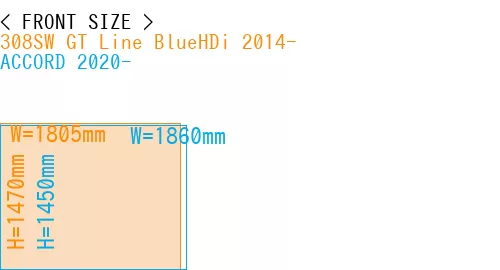 #308SW GT Line BlueHDi 2014- + ACCORD 2020-